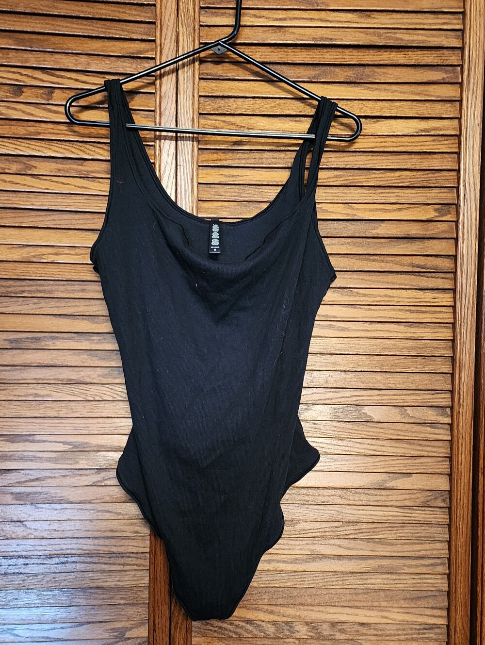 Skims NWT Black Soot Bodysuit Womans Size 4X